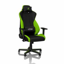 Nitro Concepts Nc S300 Bg Uk Nitro Concepts S300 Universal Gaming Chair Upholstered Padded Seat Black Green