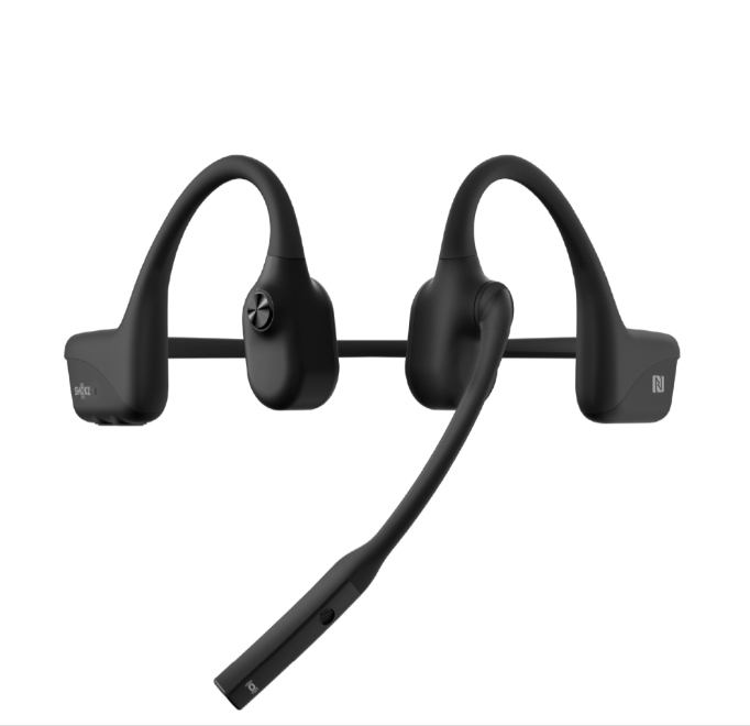 SHOKZ OpenComm UC Black Headset Wireless Handheld Calls/Music USB Type-A  Bluetooth