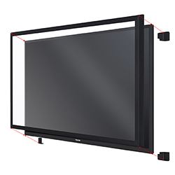 55 touch screen overlay