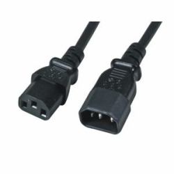 M Cab 7200470 M Cab 7200470 Power Cable Black 2 M C14 Coupler